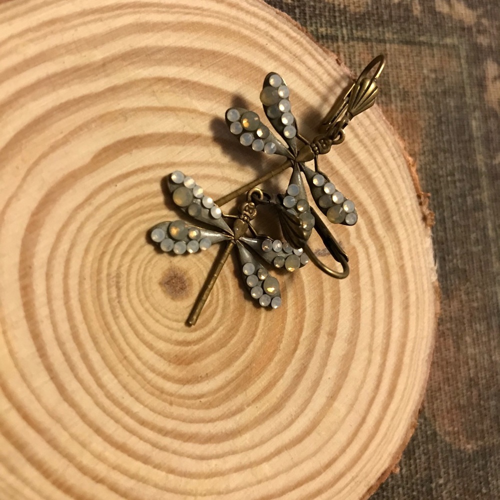 Vintage bohemian style Dragonfly earrings